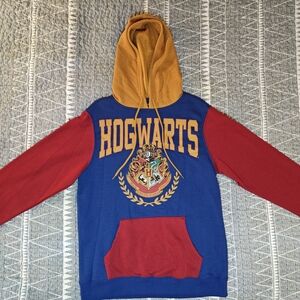 Harry Potter Hogwarts Hoodie MEDIUM - Unisex Crest Pullover - FAST SHIPPING! NWT
